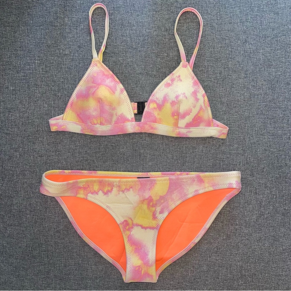 Triangl Tie Dye Neoprene Bikini Swimsuit